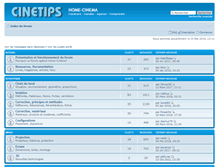 Tablet Screenshot of cinetips.com